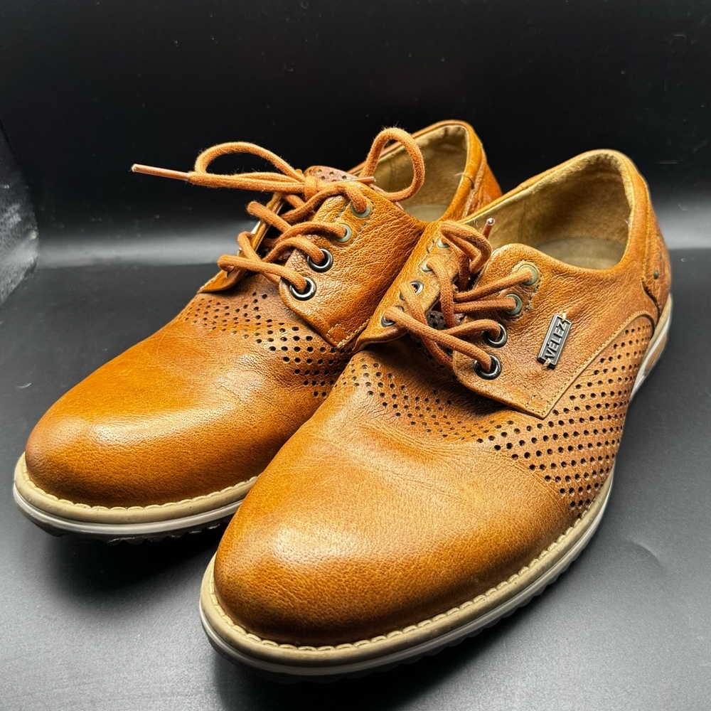 Men's Velez Leather Oxford Shoes Size 25 7 US